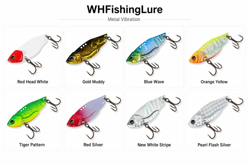 High reflective metal jig for freshwater fishing