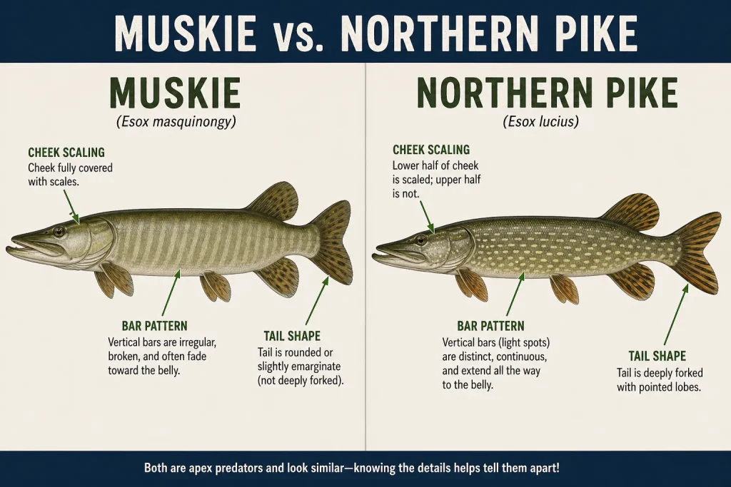 Both are apex predators and ok similar—knowing the details helps tell them apart!