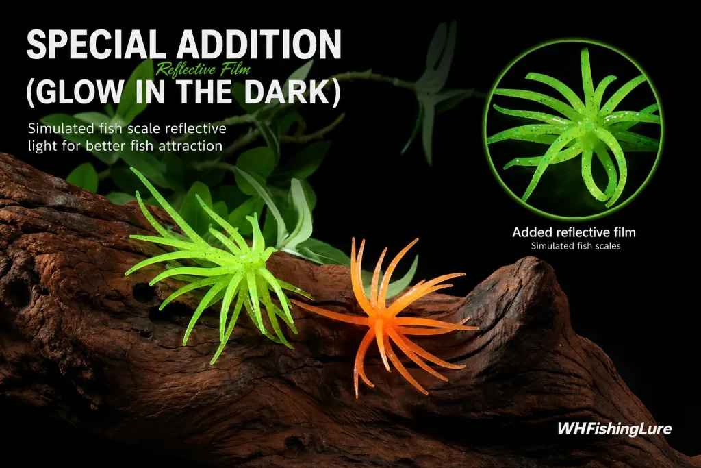 Glow in the Dark Sea Urchin Soft Bait