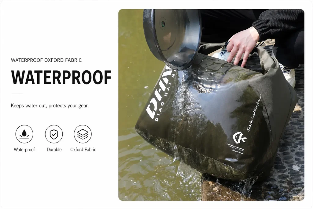 Waterproof Oxford fabric live fish storage bag