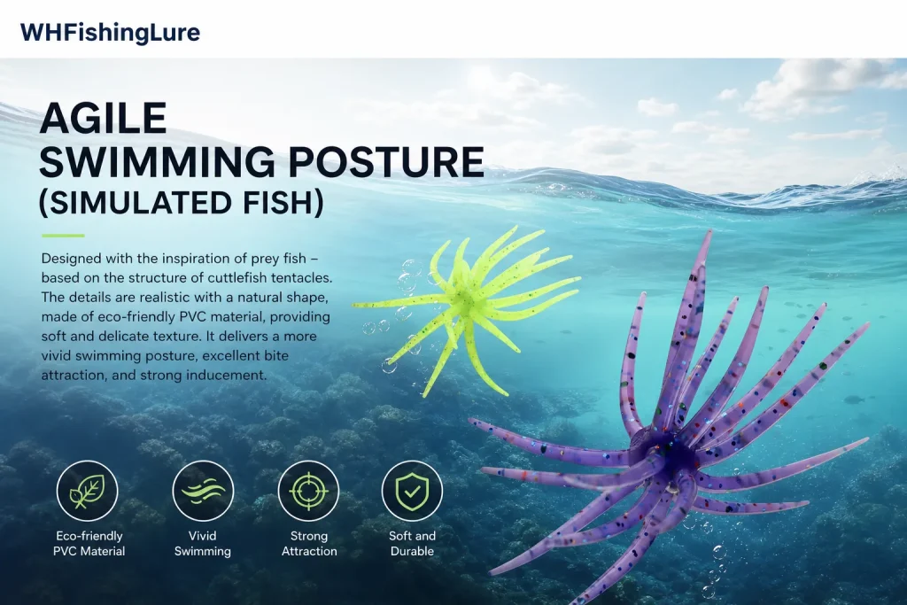 Sea Urchin Soft Plastic Fishing Lure