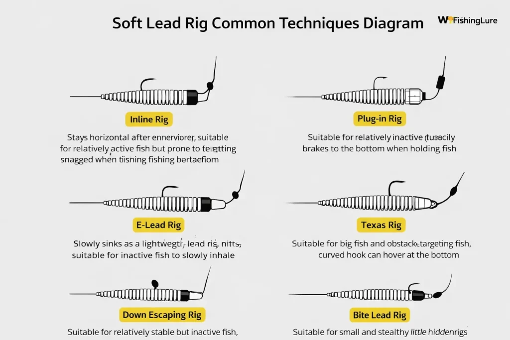 Drop shot rig soft plastic worm rigging guide