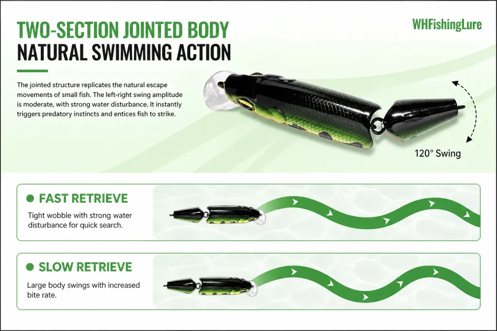 Natural Swimming Jointed Minnow Lure