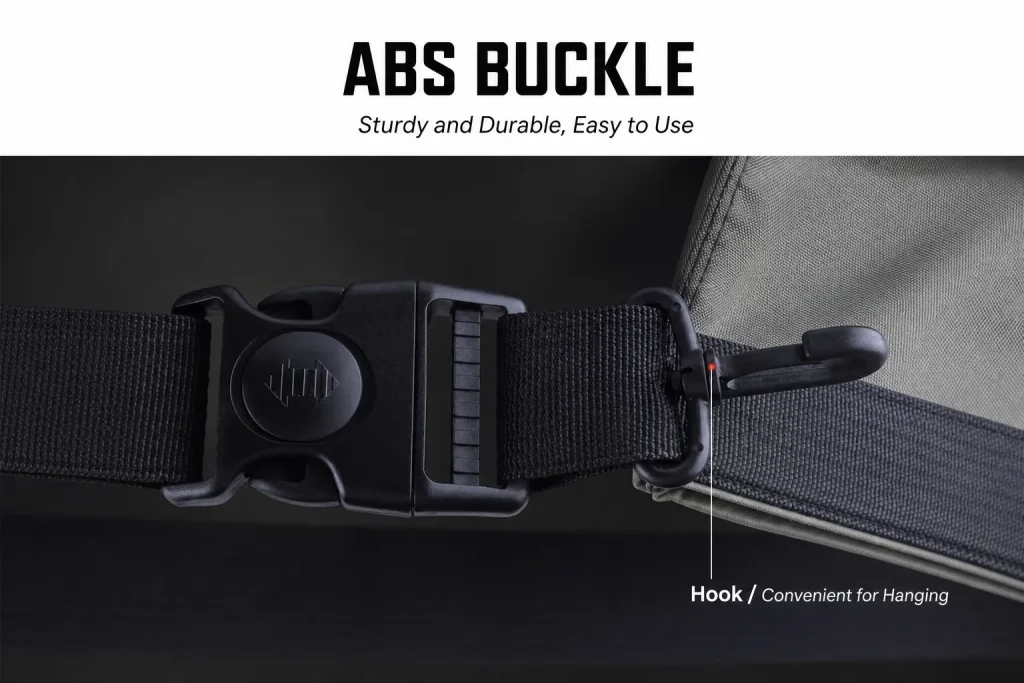 Heavy-duty live fish bag with ABS buckle and hanging hook