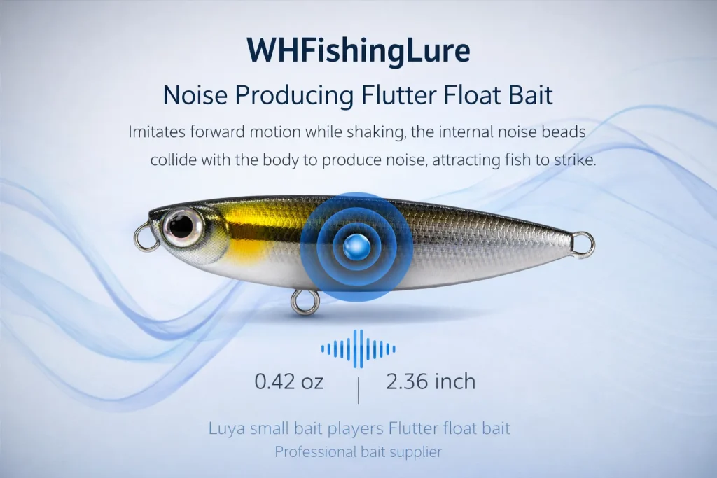 Rattle topwater stickbait fishing lure