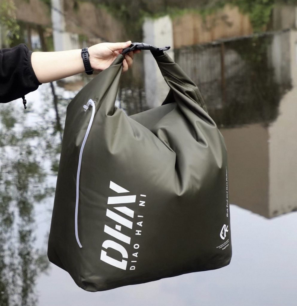 Portable foldable live fish keeper bag for anglers
