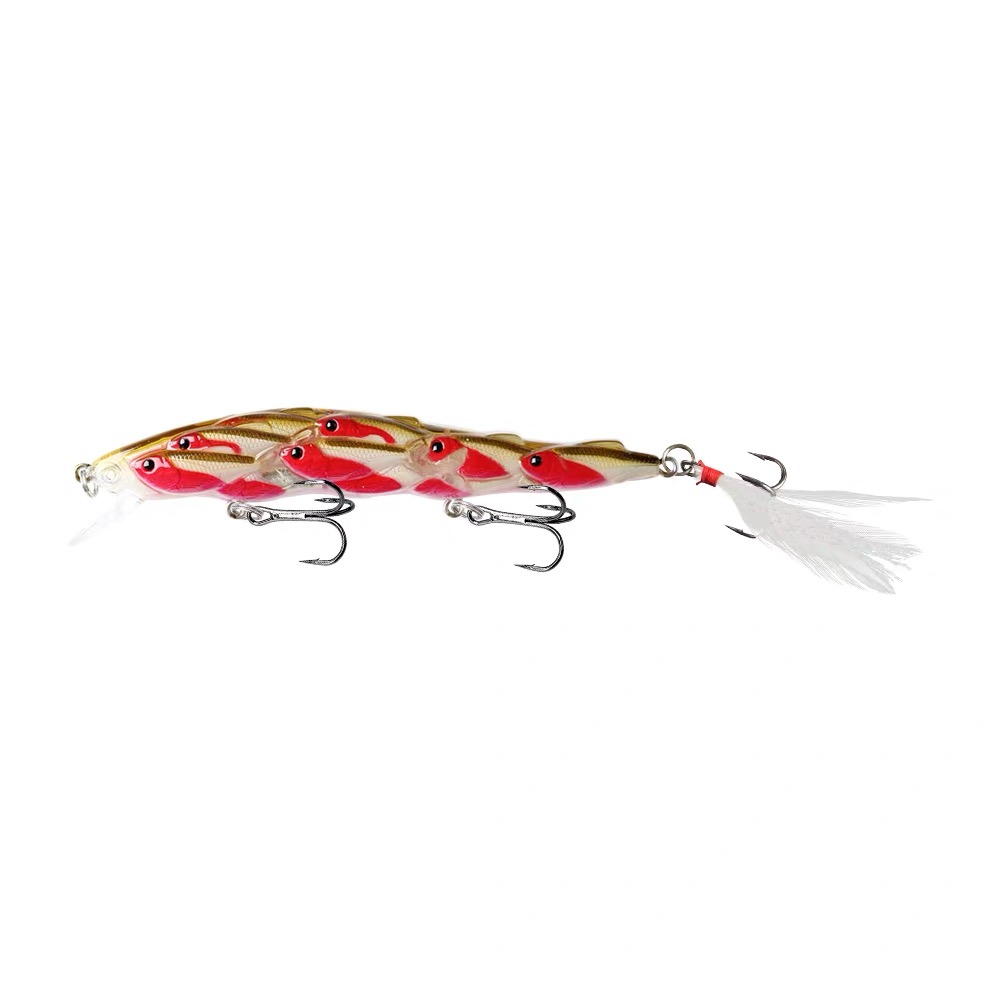 Jointed minnow lure available in multiple realistic baitfish colors