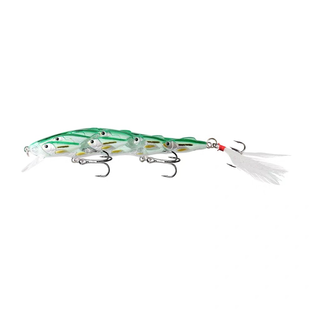 Jointed minnow lure available in multiple realistic baitfish colors