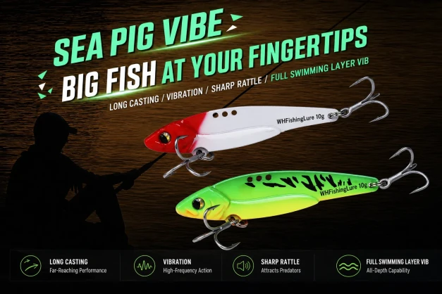 Lead Clad Copper VIB Lure with long casting performance