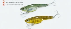 Lead Clad Copper VIB Lure with vibration attraction and realistic design