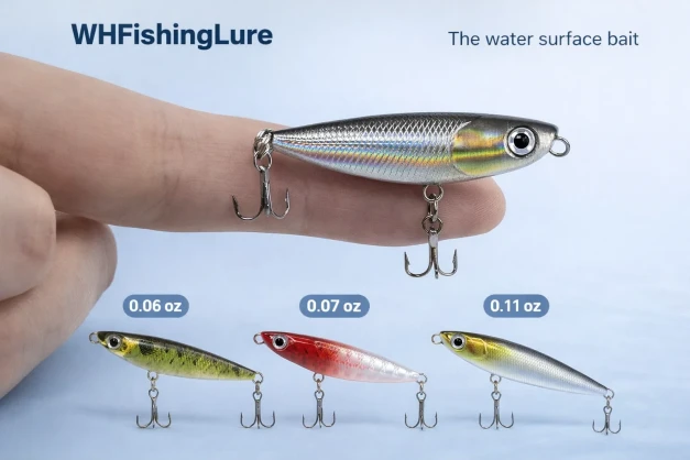 Micro topwater stickbait floating fishing lure